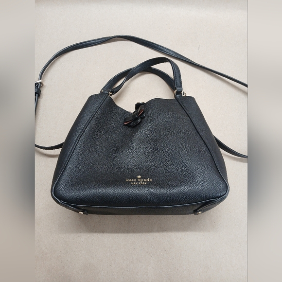Kate Spade Black Pebbled Leather Shoulder Bag - Picture 4 of 14